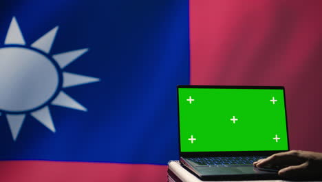 insurgente taiwanés utiliza software militar en el dispositivo de maqueta para el seguimiento