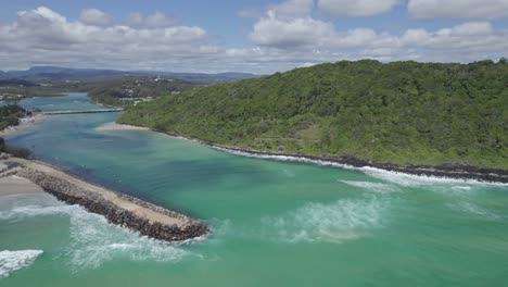 burleigh mountain - tallebudgera - gold coast queensland - australia - aerial