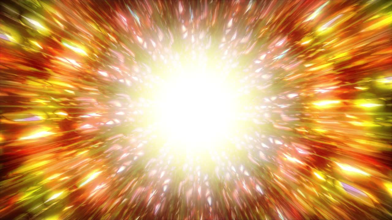 желтые яркие сферические лучи анимация. абстрактный светящийся петлевой фон