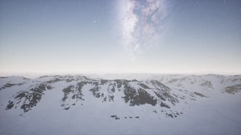 Milky-Way-above-Snow-Covered-Terrain