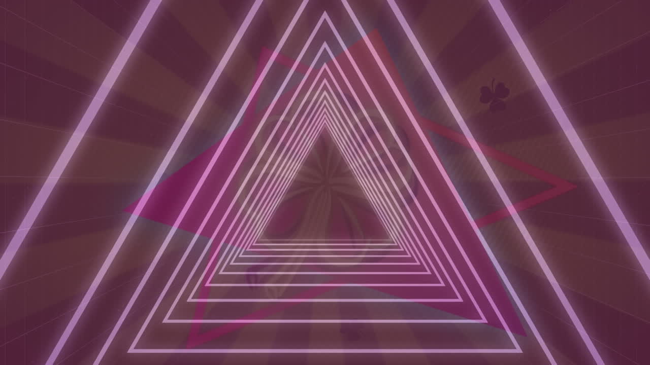 animación de rayas púrpuras brillantes y rejilla de colores en movimiento