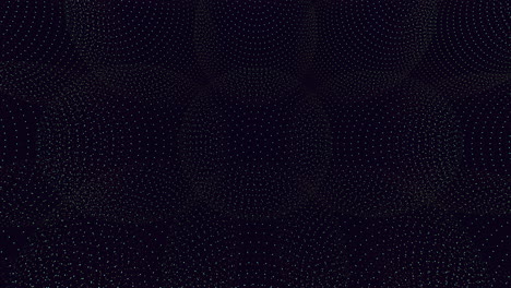 an abstract image featuring a black and purple background hosting a circular pattern of dots. the dots vary in size, creating a visually intriguing and subtle design