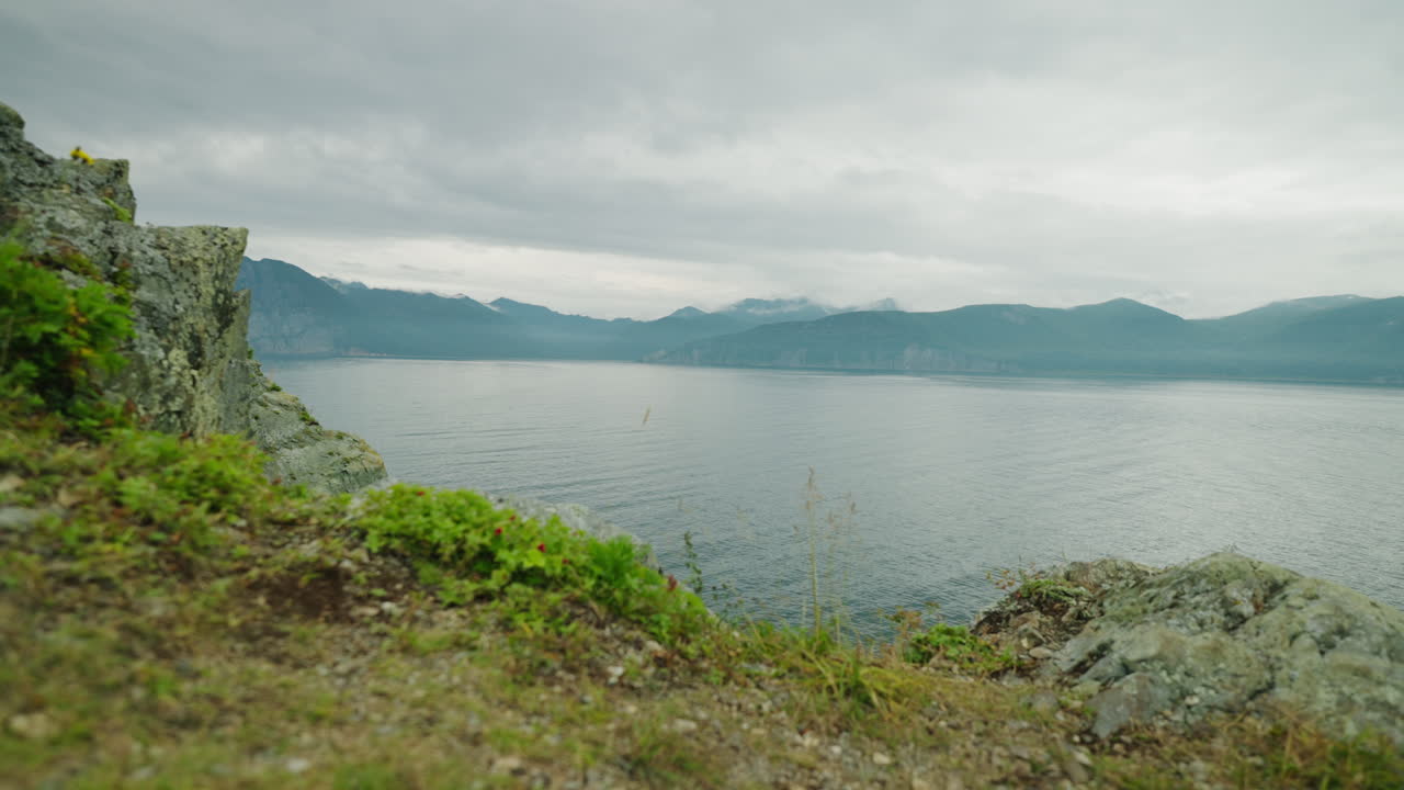 vista de las montañas costeras