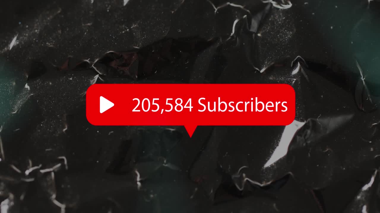 animación del icono de las redes sociales y el texto sobre el primer plano del patrón