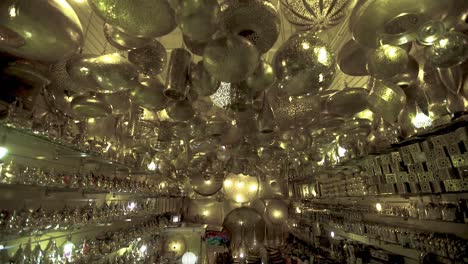 Moroccan-Shop-Selling-Silver-Lanterns