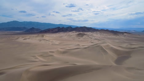 aerial footage southern california dumont dunes mojave desert