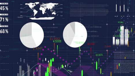 Animation-of-multicolored-graphs-with-changing-numbers-over-infographic-interface