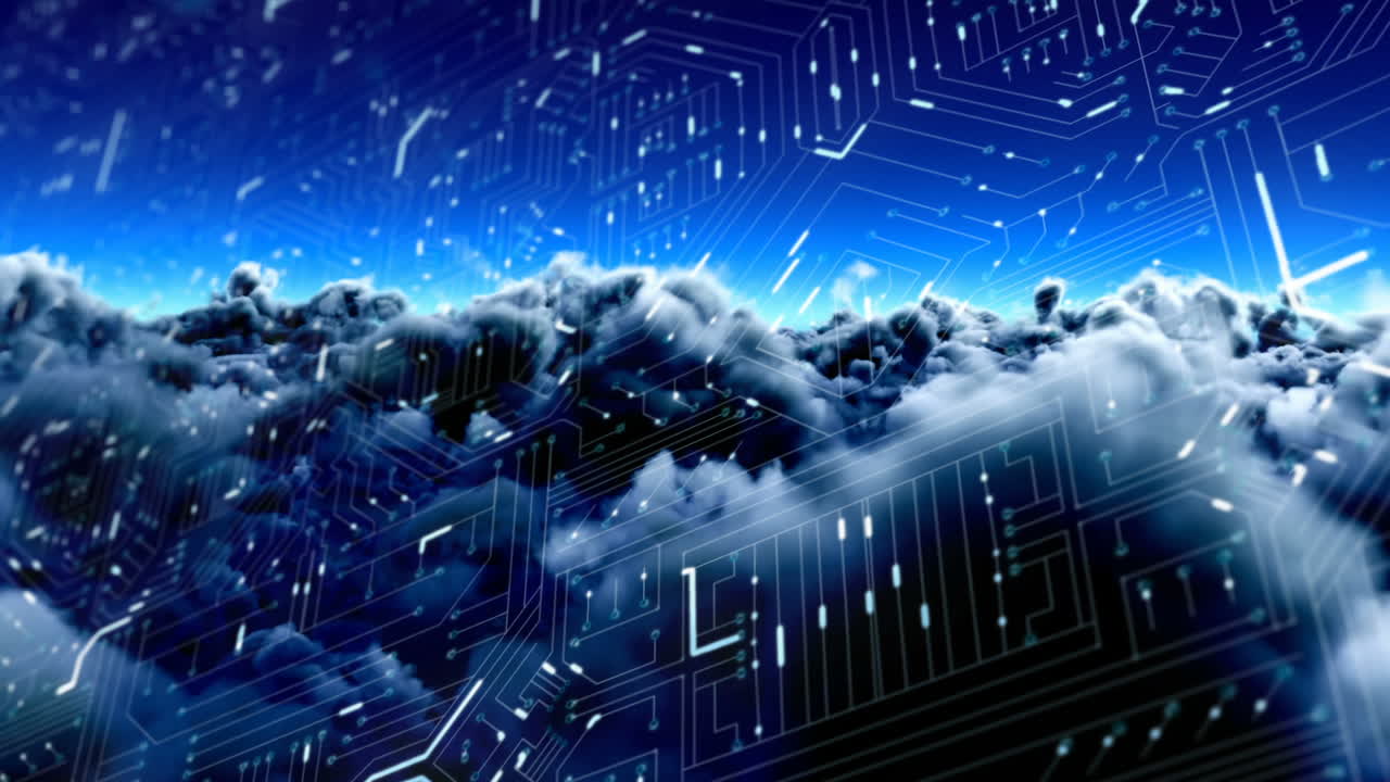 회로판의 디지털로 구성된 비디오