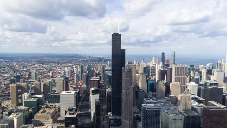 chicago south loop cityscape