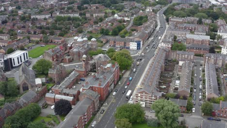 drone rastreando ônibus em liverpool 01