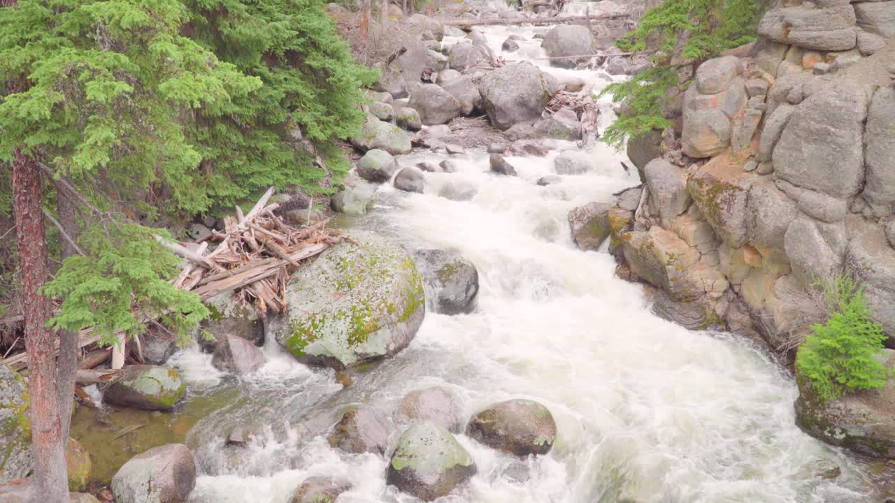 arroyo en el parque nacional de yellowstone en wyoming
