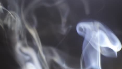 smoke from mosquito coil in slow motion