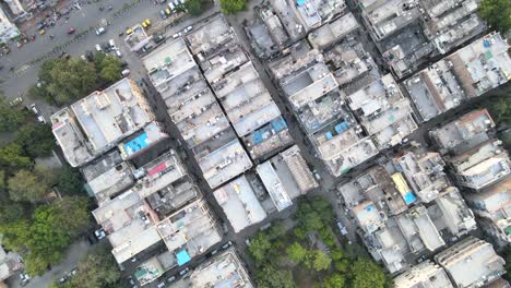 Top-Aerial-View-of-Indian-City-Rooftops-New-Delhi-West-Delhi-4K-7