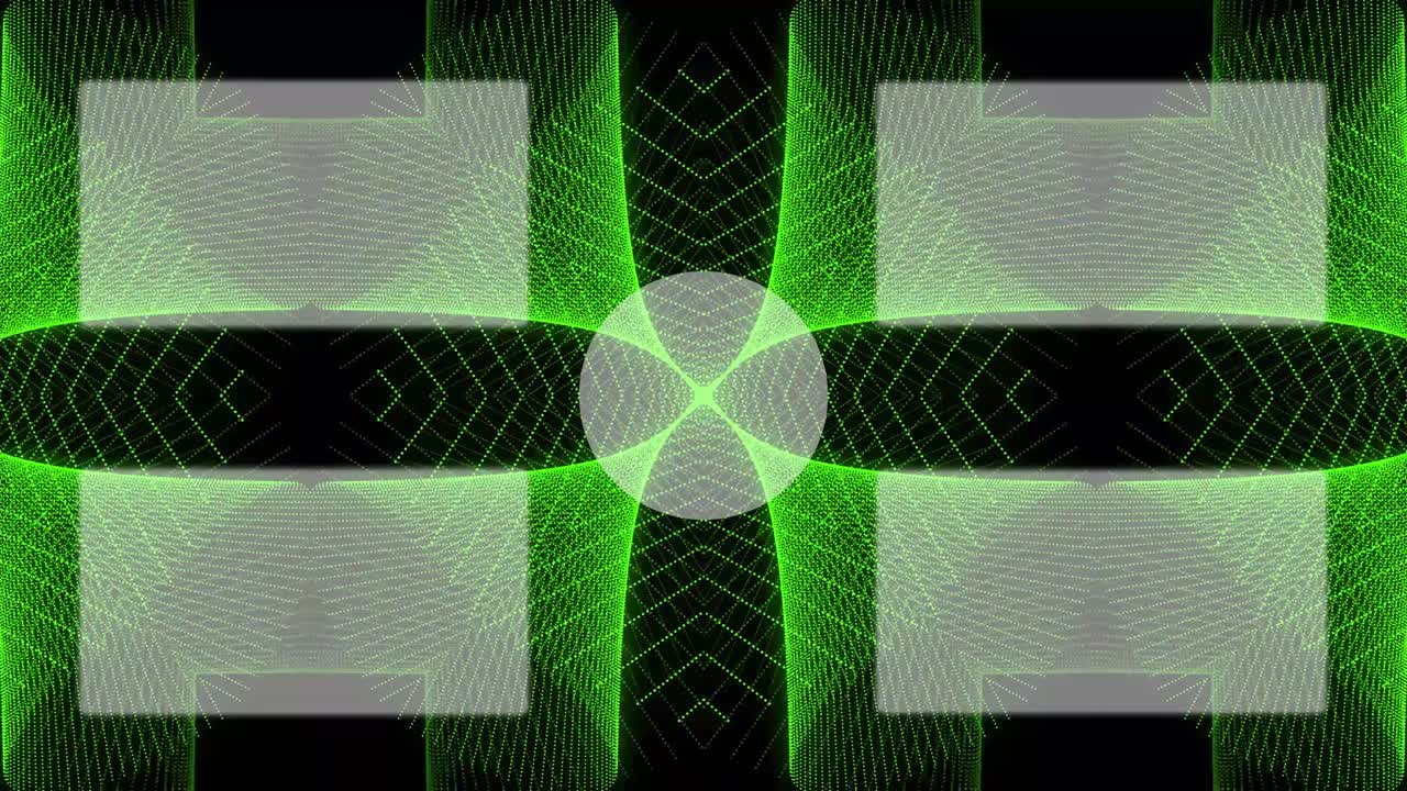 patrón de caleidoscopio tarjeta de finalización pantalla de finalización gráficos de movimiento