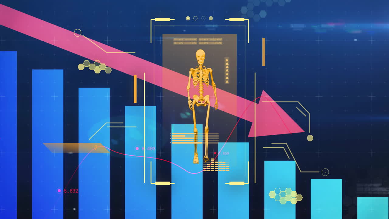 다이어그램을 통해 과학 데이터 처리의 애니메이션