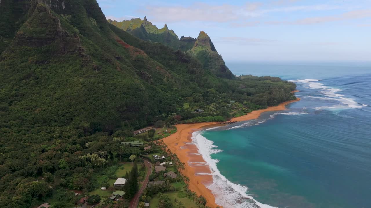4K CGI aerial real estate footage of luxury ranch estates on Kauai’s rugged coastline—perfect for showcasing upscale properties, coastal living, and exclusive Hawaii real estate.