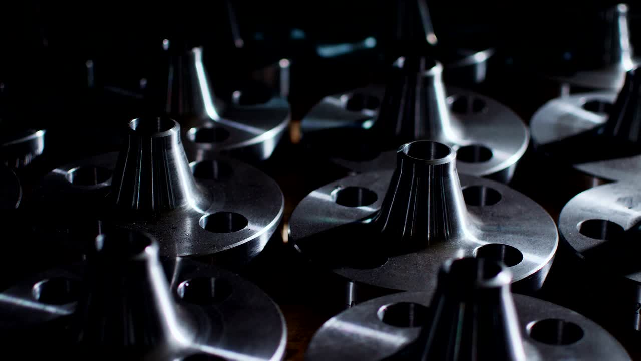 핑 기계를 가까이 연결하기 위한 구이 있는 플랜지