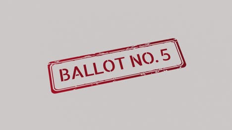 BALLOT-NUMBER-5-Stamp