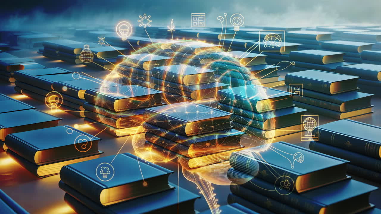 The Brain of Knowledge: A Conceptual Network of Ideas from Books