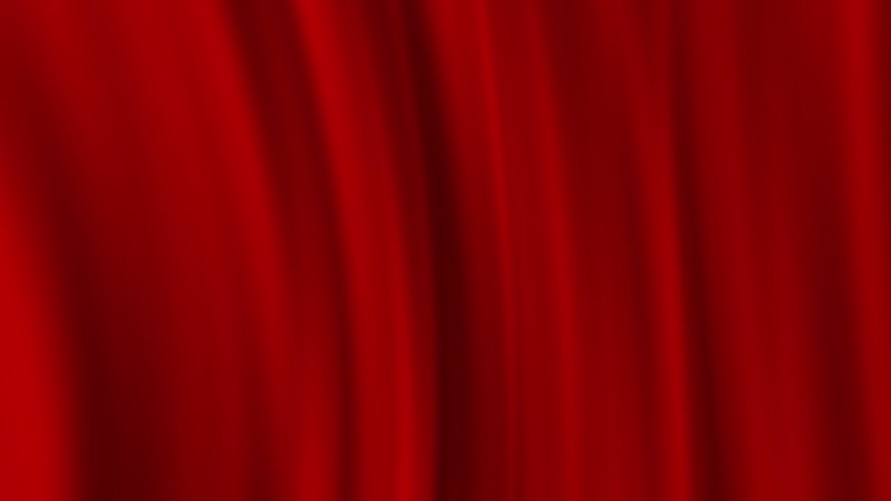Mesmerizing red abstract waves flow in endless motion - luxurious crimson velvet curtains