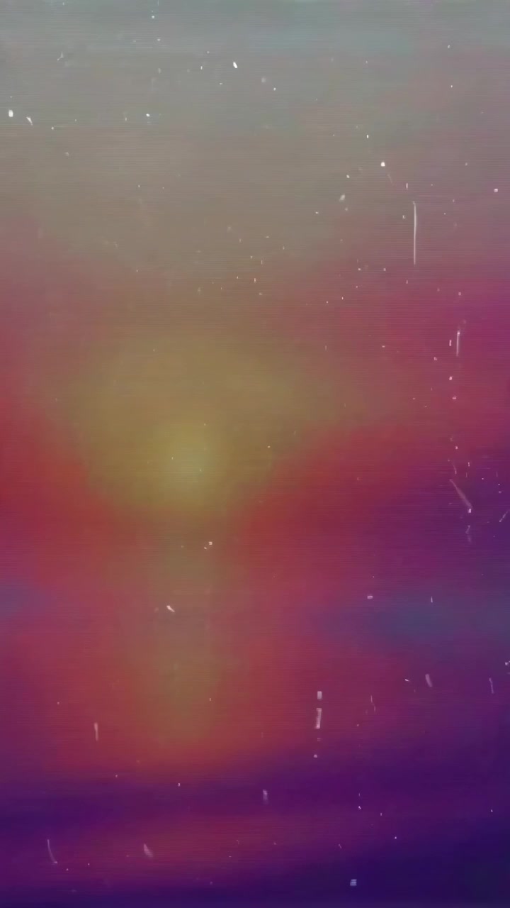 Abstract Retro Sunset Gradient with Shimmering Light Reflection