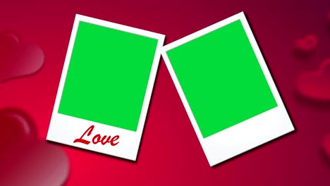 love photo background, green screen