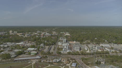 gainesville florida aerial v1 sweeping panorama of the surrounding neighborhoods of depot park - dji inspire 2, x7, 6k - march 2020