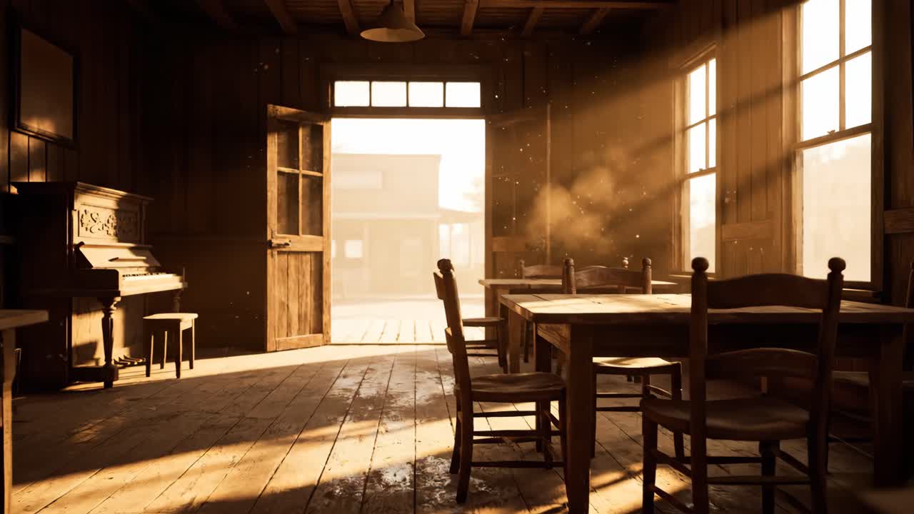 A Western Saloon Interior
