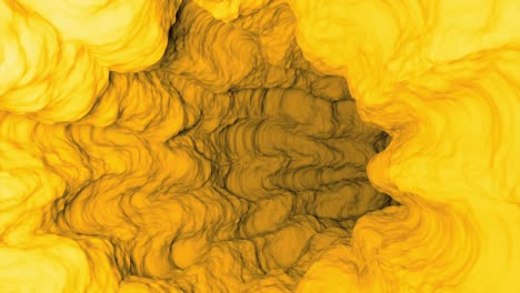 abstract yellow tunnel background