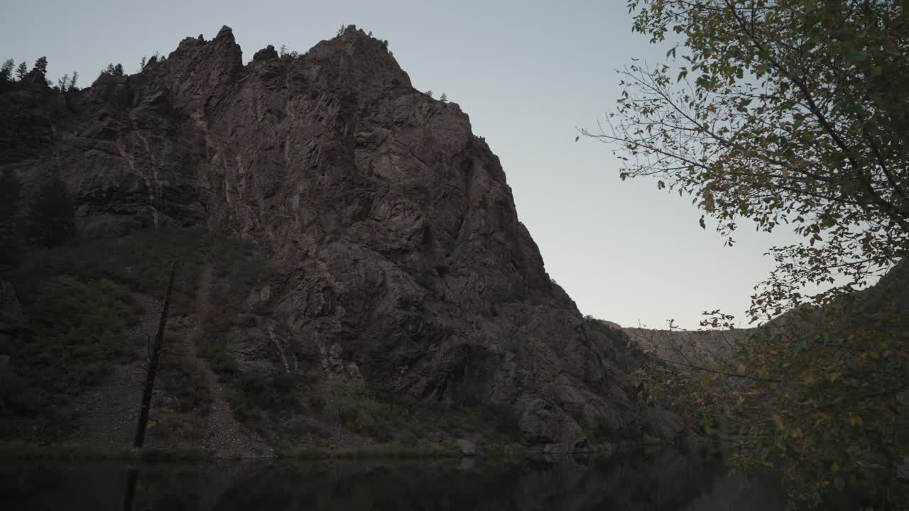 Scenic Mountain Landscape with Lake