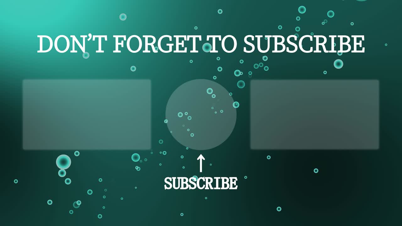 gráficos de movimiento de las burbujas de gradación de partículas de la tarjeta de extremo