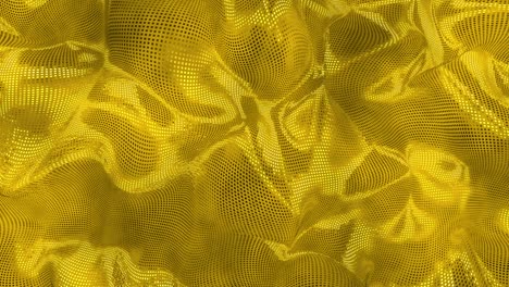 gold sparkly silk background. glamour satin texture 3d rendering loop 4k