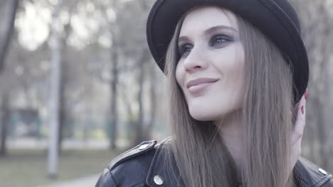 woman in park