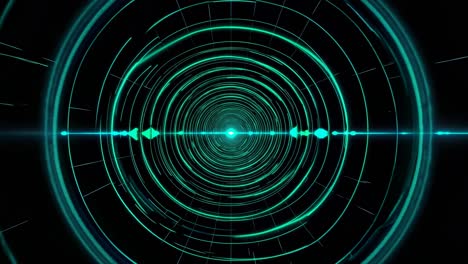 abstract light tunnel visualization