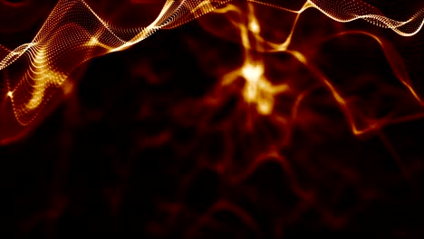 partículas de polvo abstracto luz bokeh títulos de movimiento bucle de fondo cinematográfico