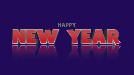 Cartoon-Happy-New-Year-text-on-a-vibrant-blue-gradient