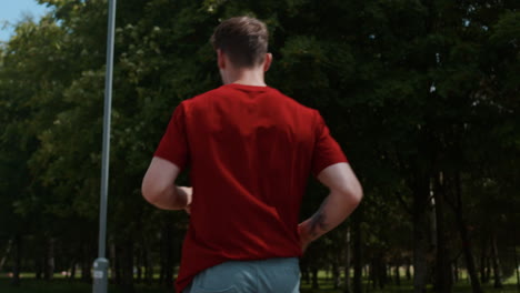 man doing parkour