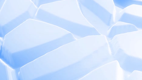 estilo azul blanco creativo abstracto bajo fondo poli en 4k. patrón ondulado abstracto se mueve en la superficie en bucle. animación suave sin costuras suave. simple bg geométrico minimalista.