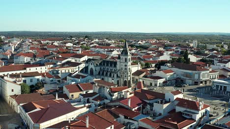 christian catholic church in reguengos portugal picturesque village