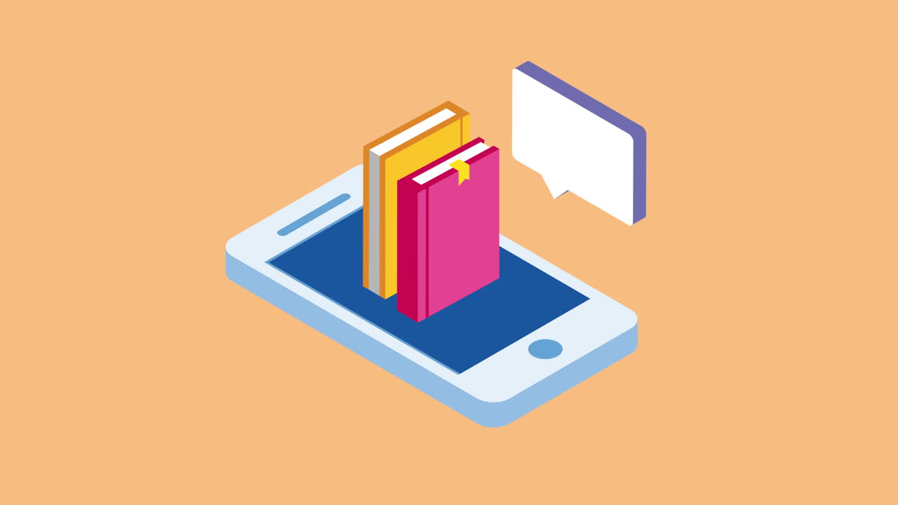 education online technology with smartphone