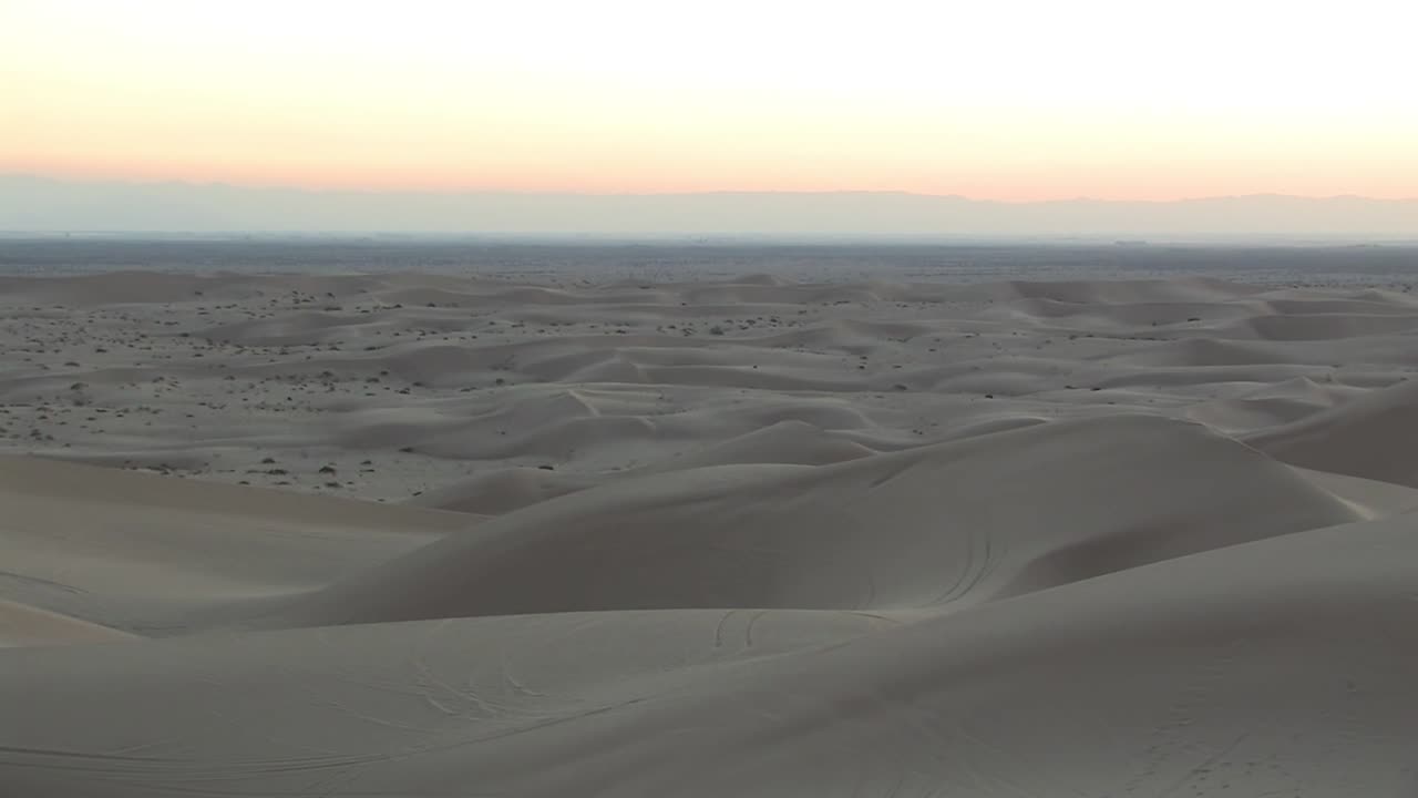 vista o panorama desde las dunas de algodones del norte en california en el sol vespertino