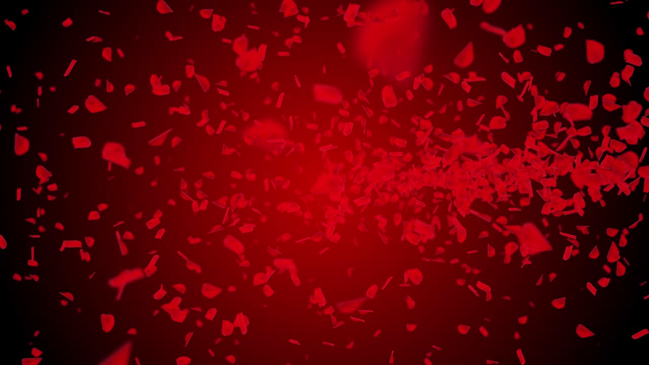 사쿠라 핑크 은 꽃잎이 떨어지고 로맨틱한 꽃이 날아가는 꽃잎 색 루프 배경