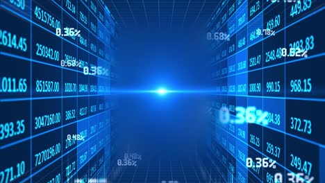 stock market graph or forex trading chart for business and financial loop background.