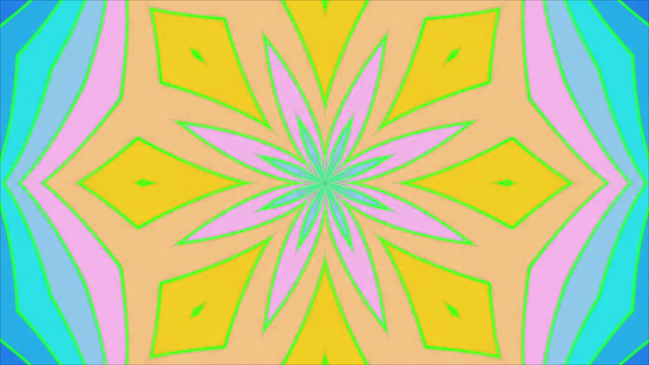 Abstract fractal kaleidoscope background. Abstract fractal pattern geometrical symmetrical