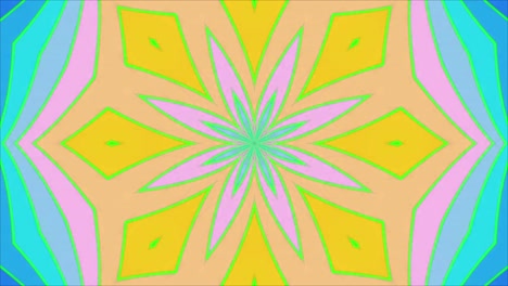 sfondo kaleidoscopico frattale astratto modello frattale geometrico simmetrico