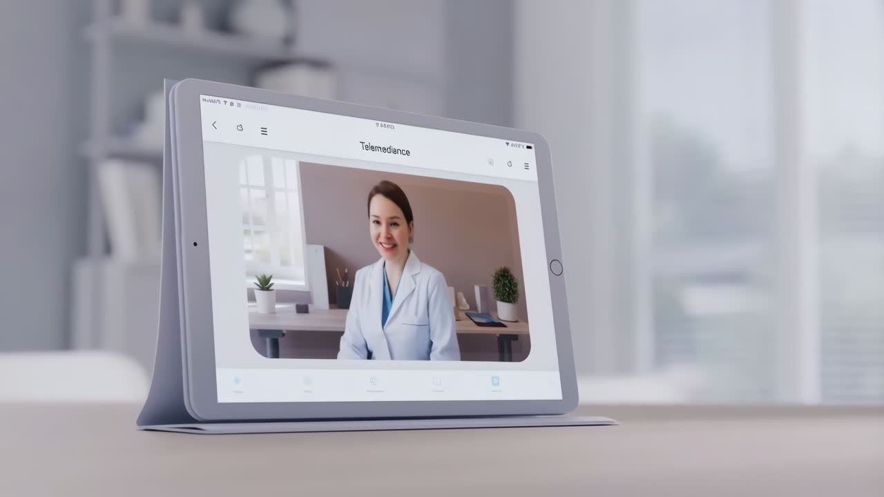 Telemedicine Consultation on a Tablet