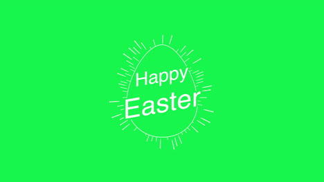 Happy-Easter-text-and-egg-on-green-background-3