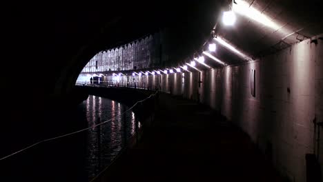 tunnels at the secret soviet submarine base of balaklava