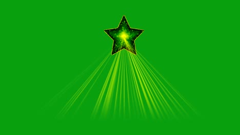rayos de pantalla verde claro gráficos de movimiento