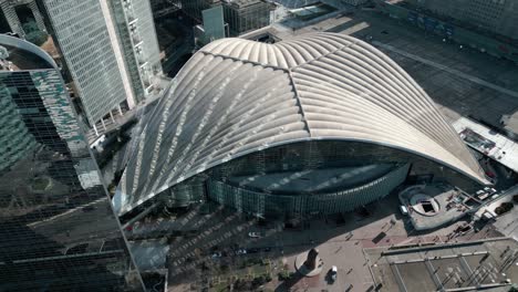 cnit, centre of new industries and technologies, la defense business district in paris, france